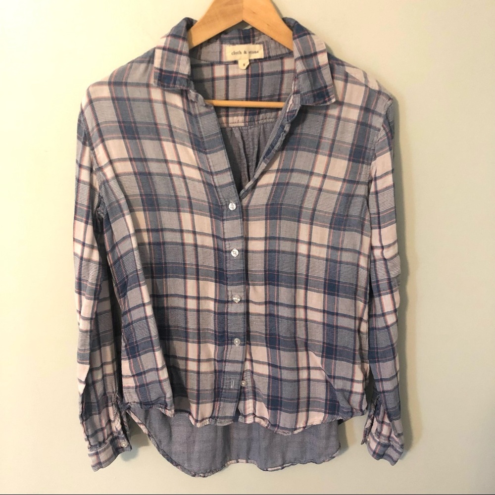 Cloth & Stone Hi-Low Button Down